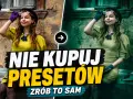 Kobieta w żółtej sukience przed i po obróbce. Efekt postarzania zdjęć osiągnięty samodzielnie, bez kupowania presetów.