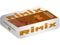 Opakowanie zaprawy murarskiej Rimix 94, 25 kg, z wizerunkiem murarza.