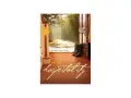Book cover: "Radical Hospitality" by Lonni Collins Pratt, featuring a sunlit path through trees, a staircase, and boots by an open door, embodying Benedictine hospitality.