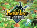Un mundo vibrante de **fantasy life** con un dragón, ovejas y un robot. ¡Una aventura te espera!