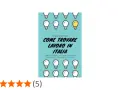 Copertina libro "Come trovare lavoro in Italia" di Dario Madeddu, con tante lampadine stilizzate e una recensione a 5 stelle.