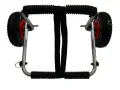 Ein robuster Trolley, ideal zum **sup trolley selber machen**. Mit zwei Rädern, Gummigriffen und Spanngurt.