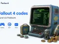 Terminal de Fallout 4 mostrando códigos para "God Mode", "Caps" y más. Ideal para jugadores que buscan trucos.