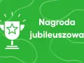 Biały puchar z gwiazdą symbolizuje nagrodę jubileuszową za 15 lat pracy.