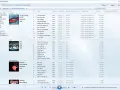 Windows Media Player z listą utworów AC/DC, Asia i Black Sabbath.