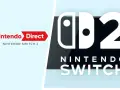 Anuncio de Nintendo Direct para Nintendo Switch 2, mostrando el logo de la consola y el texto "Nintendo Direct".