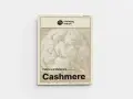Portada de libro sobre el **tejido cashmere**, con un diseño vintage y el título destacado.