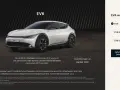Biały Kia EV6, cena od 44.990 €, zasięg do 400 km, z opcją większej baterii.