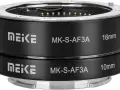 Dwa pierścienie makro Meike MK-S-AF3A o długości 16mm i 10mm, gotowe do zbliżeń.