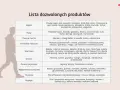 Lista produktów dozwolonych przy diecie na alkoholowe stłuszczenie wątroby: chude mięso, ryby, warzywa, owoce, niskotłuszczowe produkty mleczne.