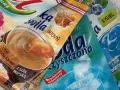 Budyń o smaku słonego karmelu, kisiel i soda oczyszczona. 15 01 06 kod odpadu.