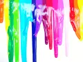 Peinture acrylique brillante dégoulinant en arc-en-ciel. Découvrez comment rendre une peinture acrylique brillante pour un effet éclatant.