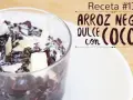 Postre de arroz negro: ¿dulce o salado? Descubre su receta exótica