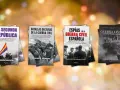 Libros sobre la guerra civil española resumen: "La Segunda República", "Batallas Decisivas", "Espías en la Guerra Civil Española" y "Guerra Civil: Los Episodios más Oscuros".
