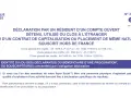 Déclaration 3916-BIS pour tout compte bancaire à l'étranger détenu, utilisé ou clos. Formulaire Cerfa pour les résidents français.