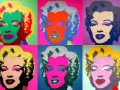 Marilyn Monroe en colores vibrantes, un clásico del pop art de Andy Warhol.