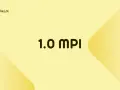 Logo JakiOlej.pl i napis "1.0 MPI" na żółtym tle.