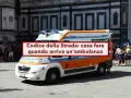 Ambulanza in primo piano, con testo "Codice della Strada: cosa fare quando arriva un'ambulanza". Rispettare l'art. 177 CDS.