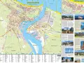Mapa Świnoujścia z zaznaczonymi atrakcjami, portem i wyspami. Idealna do planowania wycieczek i odkrywania uroków miasta.