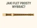 Brązowy flet prosty z beżowymi elementami, idealny do nauki w szkole podstawowej. Jaki flet prosty wybrać?