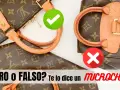 Dettagli del marchio Louis Vuitton: una borsa autentica con segno di spunta verde e una sospetta con croce rossa. Vero o falso?
