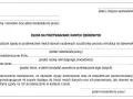 Formularz zgody na przetwarzanie danych osobowych w procesie rekrutacji. Kandydat wyraża zgodę na przetwarzanie danych na potrzeby pracy.