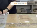 Hombre limpiando manchas de rotulador en un suelo de parquet. Guía para limpiar parquet.