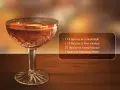 Ein eleganter Sherry-Cocktail, der zeigt, wie trinkt man Sherry: Amontillado, Rye Whiskey, Grand Marnier und Angostura.