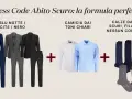Abito scuro, camicie chiare e calze scure: la formula perfetta per distinguere il formale dall'informale.