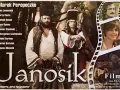 Plakat filmu "Janosik" w reżyserii Jerzego Passendorfera. Marek Perepeczko i Jerzy Cnota w rolach głównych.
