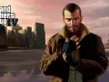 Niko Bellic w Liberty City, zapowiedź **gta 4 remastered**. Miasto, Statua Wolności i bohater gry.