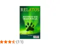 Portada de libro "Relatos: Historias que dejan huella", con una huella de pata y fondo verde. Ejemplos de microrrelatos que conmueven.