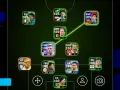 Formación 4-2-1-3 en efootball 2025, con jugadores como Messi y Roberto Carlos.