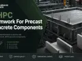 Coffrage en acier de précision pour mouler des composants préfabriqués en béton UHPC.