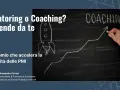Il mentoring aziendale e il coaching accelerano la crescita delle PMI. Una lavagna con razzo e grafico in salita.