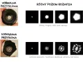 Fotografia obliczeniowa: porównanie normalnej i kodowanej przysłony z różnym rozmyciem. Zmiana poziomu rozmycia skutkuje zmianą kernela.