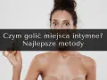 Kobieta z zaskoczonym wyrazem twarzy trzyma maszynkę, zastanawiając się, czy trzeba golić miejsca intymne i jakie są najlepsze metody.