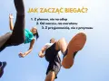 Jak zacząć biegać? Z planem, od marszu i z przyjemnością. Dwie osoby w ruchu, widok z dołu.