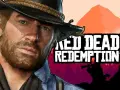 Arthur Morgan, protagonista de Red Dead Redemption 2, con el logo del juego. Opiniones de Red Dead Redemption 2.