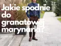 Mężczyzna w granatowej koszuli i brązowych spodniach, idealny zestaw: jakie spodnie do granatowej marynarki? Szafler.pl.
