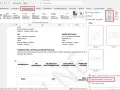Ikona znaku wodnego w programie Word z podglądem znaków wodnych.