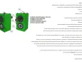 Zielona przekładnia zmiany kierunku obrotów z oznaczeniami A-E. Opisuje jej budowę i konserwację.