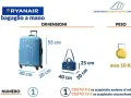 Medidas equipaje de mano Ryanair: evita sorpresas en tu vuelo