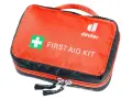 Trousse de secours randonnée liste : une trousse orange et noire Deuter avec un logo blanc et une croix verte. Indispensable pour toute aventure.