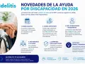 Novedades ayuda por discapacidad 2026: deducción hasta 1.200€ anuales. Incluye cónyuge con discapacidad a cargo.