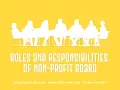 Silhouettes of people at a table, discussing nonprofit advisory board roles and responsibilities.