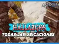 Kratos y Atreus buscan hallazgos en God of War Ragnarök. El logo del juego aparece sobre un yunque.