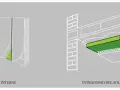 Dettagli costruttivi: isolamento aerogel applicato a pareti interne e intradosso solaio per un'efficace barriera termica.