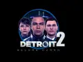 Los rostros de Kara, Markus y Connor en el logo de Detroit Become Human 2.