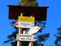 Droga na Halę Radziechowską, 1004 m n.p.m., prowadzi do Baraniej Góry (1.30 h) i Węgierskiej Górki (2.45 h).